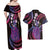 Hawaii King Kamehameha Couples Matching Off Shoulder Maxi Dress and Hawaiian Shirt Fantastic Plumeria Sweet Vibes