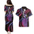 Hawaii King Kamehameha Couples Matching Puletasi and Hawaiian Shirt Fantastic Plumeria Sweet Vibes