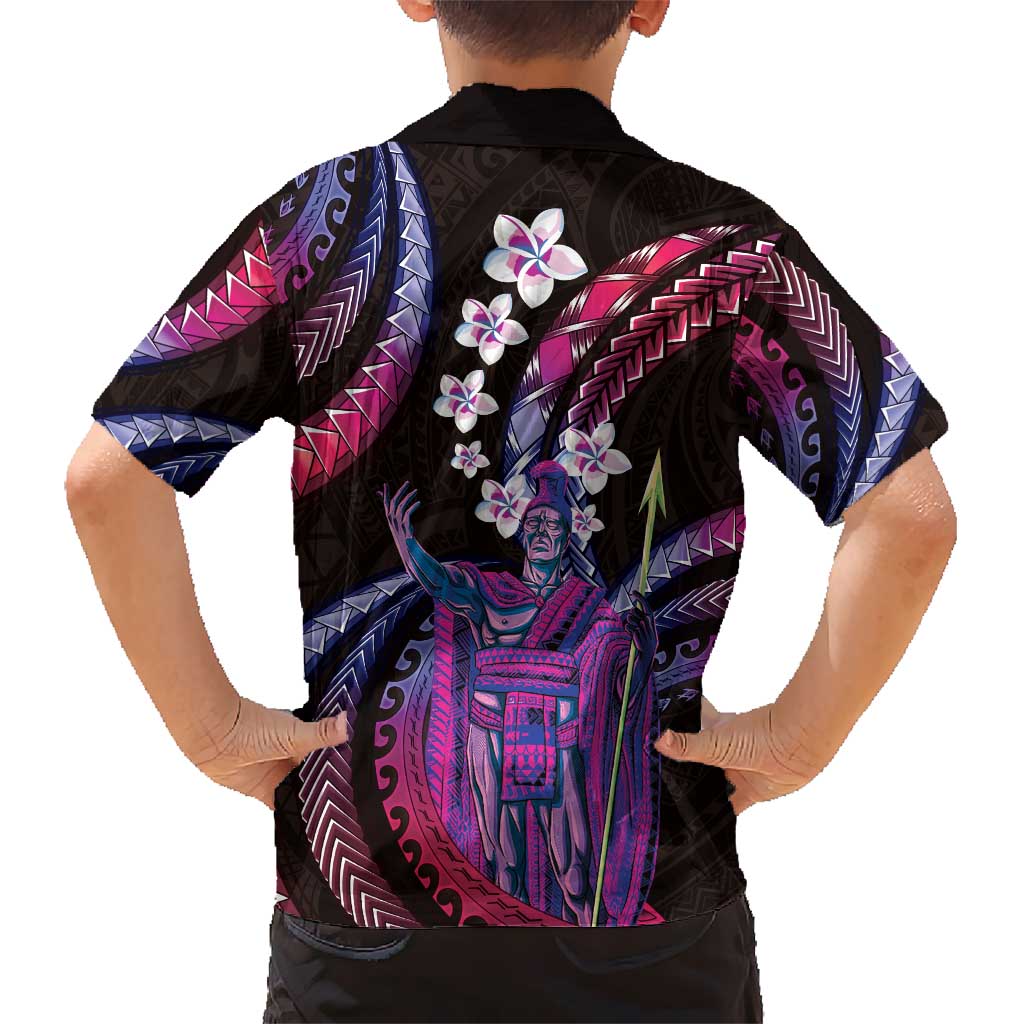 Hawaii King Kamehameha Kid Hawaiian Shirt Fantastic Plumeria Sweet Vibes