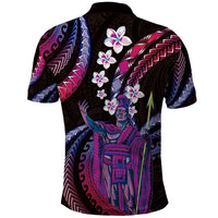 Hawaii King Kamehameha Polo Shirt Fantastic Plumeria Sweet Vibes