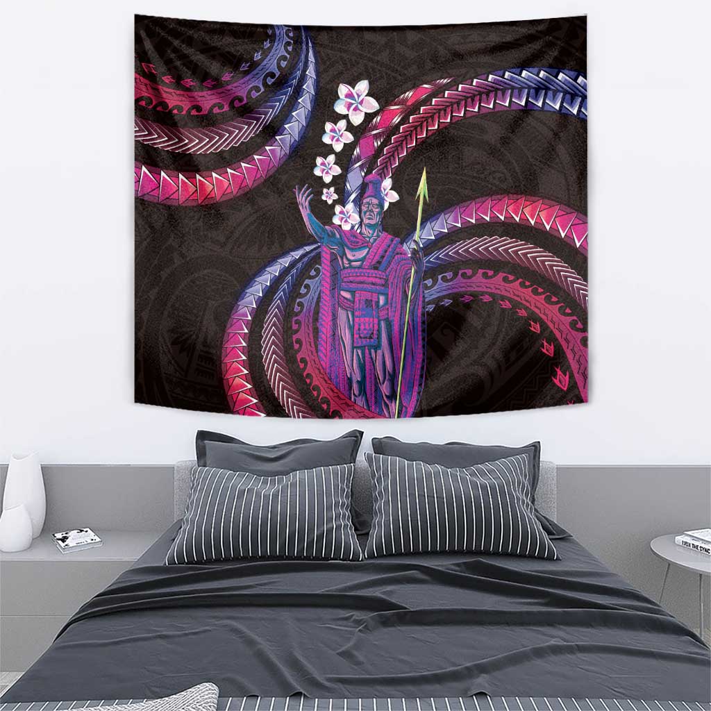 Hawaii King Kamehameha Tapestry Fantastic Plumeria Sweet Vibes