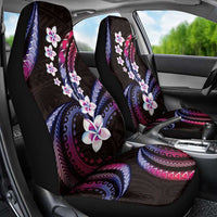 Hawaii Plumeria Car Seat Cover Sweet Gradient Polynesian Pattern