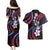 Hawaii Plumeria Couples Matching Puletasi and Hawaiian Shirt Sweet Gradient Polynesian Pattern