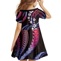 Hawaii Plumeria Family Matching Mermaid Dress and Hawaiian Shirt Sweet Gradient Polynesian Pattern