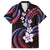 Hawaii Plumeria Family Matching Puletasi and Hawaiian Shirt Sweet Gradient Polynesian Pattern
