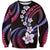 Hawaii Plumeria Sweatshirt Sweet Gradient Polynesian Pattern