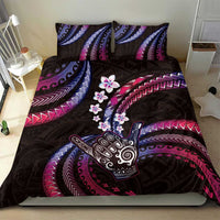 Hawaii Shaka Sign Bedding Set Fantastic Frangipani Sweet Vibes