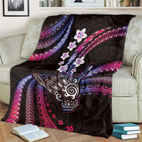 Hawaii Shaka Sign Blanket Fantastic Frangipani Sweet Vibes