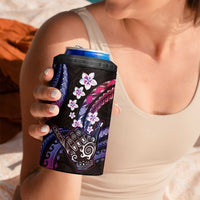 Hawaii Shaka Sign 4 in 1 Can Cooler Tumbler Fantastic Frangipani Sweet Vibes