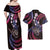 Hawaii Shaka Sign Couples Matching Off Shoulder Maxi Dress and Hawaiian Shirt Fantastic Frangipani Sweet Vibes