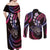 Hawaii Shaka Sign Couples Matching Off Shoulder Maxi Dress and Long Sleeve Button Shirt Fantastic Frangipani Sweet Vibes