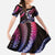 Hawaii Shaka Sign Family Matching Off The Shoulder Long Sleeve Dress and Hawaiian Shirt Fantastic Frangipani Sweet Vibes