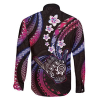 Hawaii Shaka Sign Family Matching Short Sleeve Bodycon Dress and Hawaiian Shirt Fantastic Frangipani Sweet Vibes