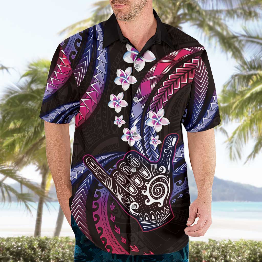 Hawaii Shaka Sign Hawaiian Shirt Fantastic Frangipani Sweet Vibes