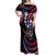 Hawaii Shaka Sign Off Shoulder Maxi Dress Fantastic Frangipani Sweet Vibes