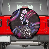 Hawaii Shaka Sign Spare Tire Cover Fantastic Frangipani Sweet Vibes