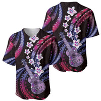 Hawaiian Ukulele Baseball Jersey Sweet Dream Fantastic Plumeria