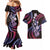 Hawaiian Ukulele Couples Matching Mermaid Dress and Hawaiian Shirt Sweet Dream Fantastic Plumeria