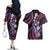 Hawaiian Ukulele Couples Matching Off The Shoulder Long Sleeve Dress and Hawaiian Shirt Sweet Dream Fantastic Plumeria