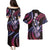 Hawaiian Ukulele Couples Matching Puletasi and Hawaiian Shirt Sweet Dream Fantastic Plumeria