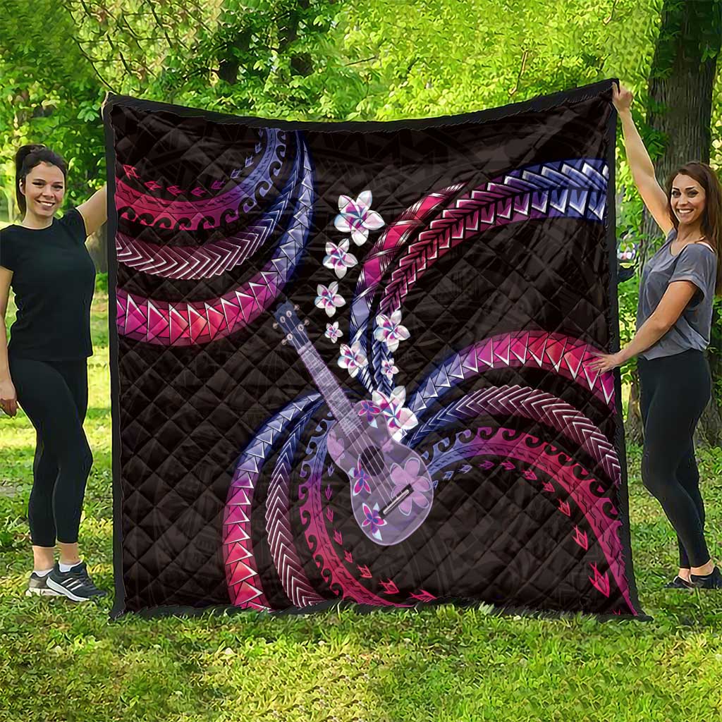 Hawaiian Ukulele Quilt Sweet Dream Fantastic Plumeria