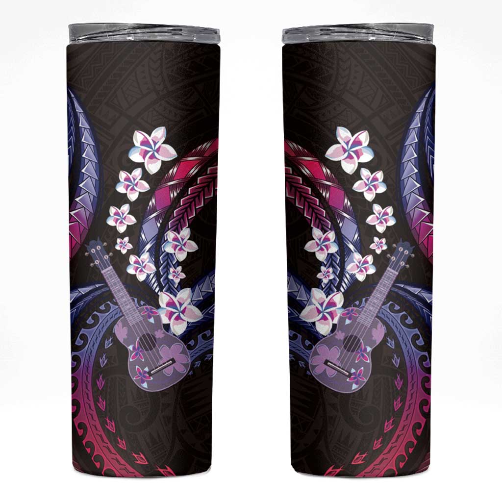 Hawaiian Ukulele Skinny Tumbler Sweet Dream Fantastic Plumeria