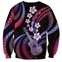 Hawaiian Ukulele Sweatshirt Sweet Dream Fantastic Plumeria