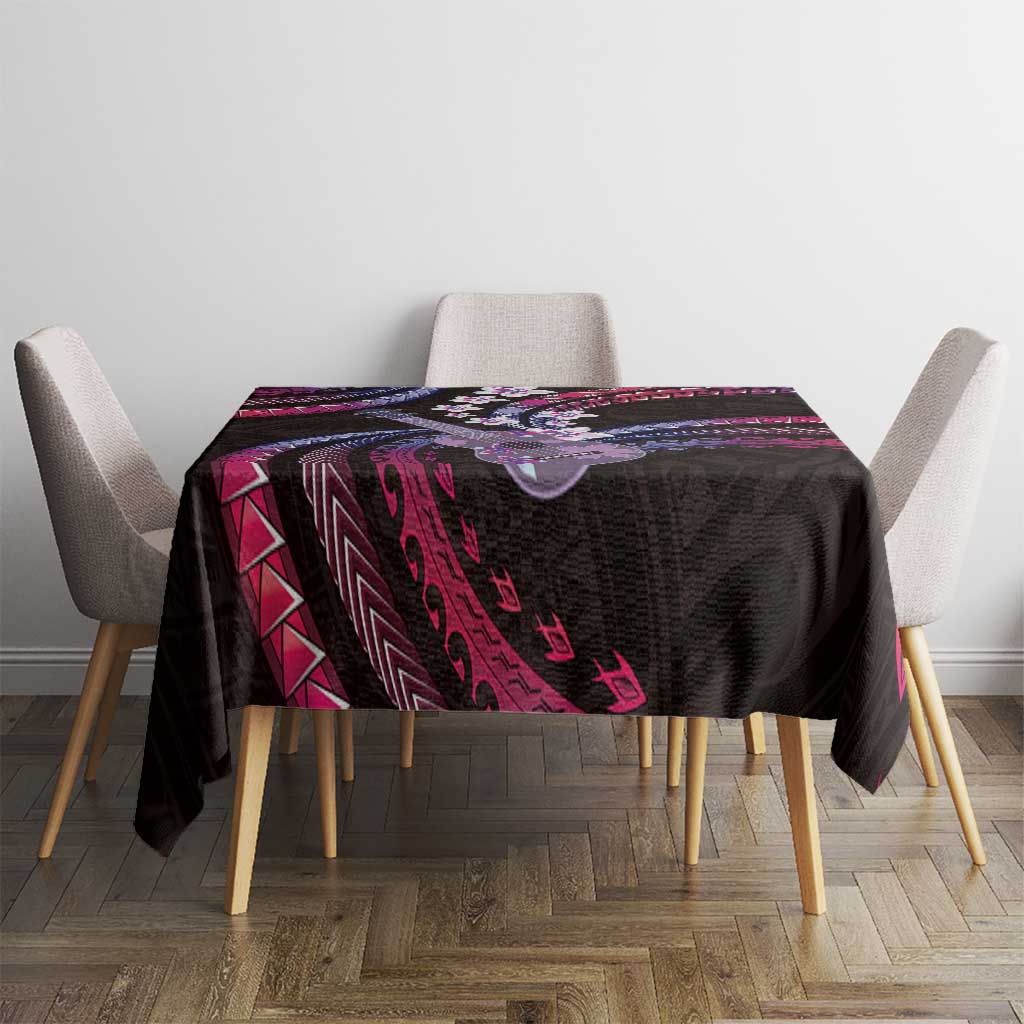 Hawaiian Ukulele Tablecloth Sweet Dream Fantastic Plumeria