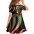 Hawaii Turtles Plumeria Family Matching Puletasi and Hawaiian Shirt Reggae Polynesian Pattern