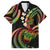Hawaii Turtles Plumeria Family Matching Puletasi and Hawaiian Shirt Reggae Polynesian Pattern