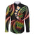 Hawaii Turtles Plumeria Family Matching Puletasi and Hawaiian Shirt Reggae Polynesian Pattern