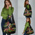 Hawaii Turtles Plumeria Grocery Bag Reggae Polynesian Pattern