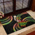 Hawaii Turtles Plumeria Rubber Doormat Reggae Polynesian Pattern