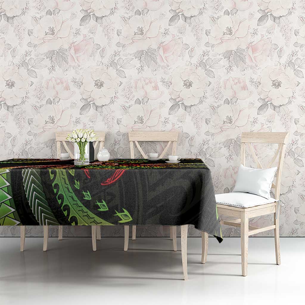 Hawaii Turtles Plumeria Tablecloth Reggae Polynesian Pattern