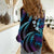 Hawaii Turtles Plumeria Women Casual Shirt Amethyst Gradient Polynesian Pattern