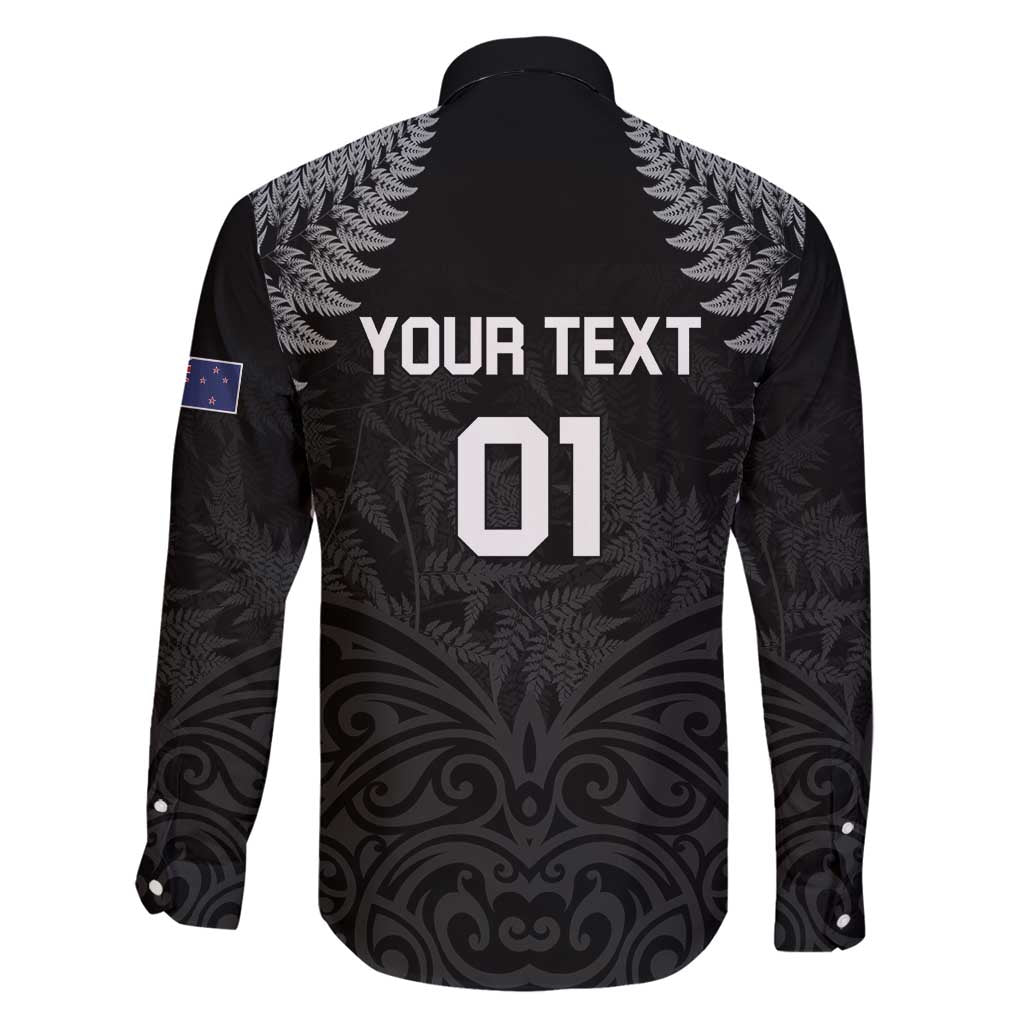 Custom New Zealand 2024 Rugby Family Matching Mermaid Dress and Hawaiian Shirt Silver Fern Aotearoa Kiwi LT01 - Polynesian Pride
