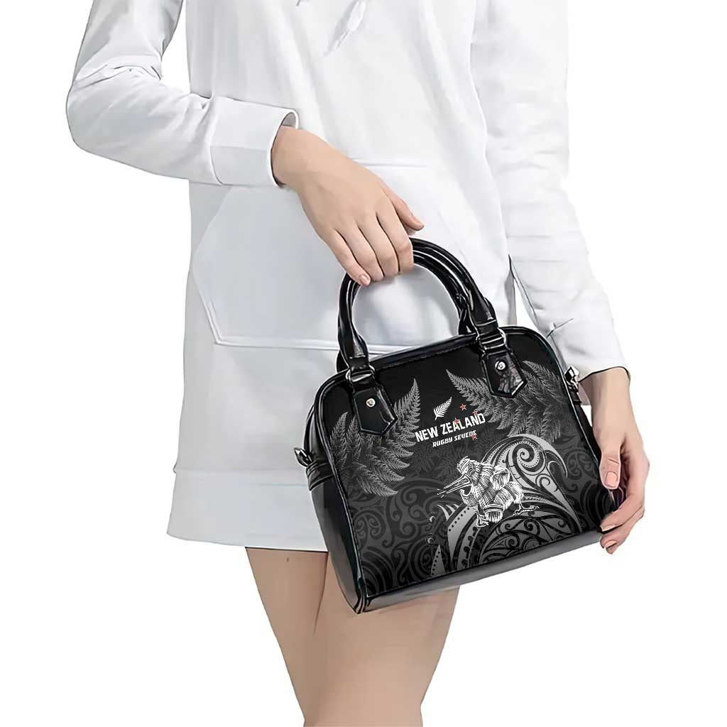 New Zealand 2024 Rugby Shoulder Handbag Silver Fern Aotearoa Kiwi