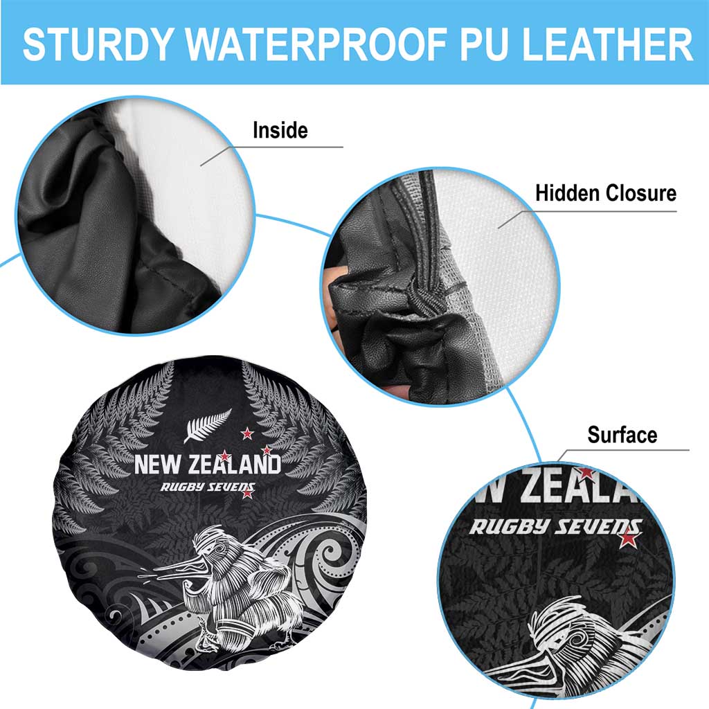 New Zealand 2024 Rugby Spare Tire Cover Silver Fern Aotearoa Kiwi