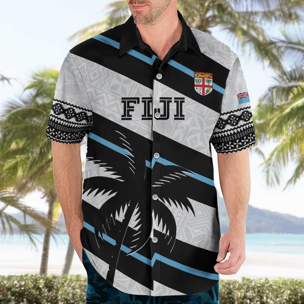 Custom Fiji 2024 Rugby Hawaiian Shirt Fijian Tapa Pattern LT01 - Polynesian Pride
