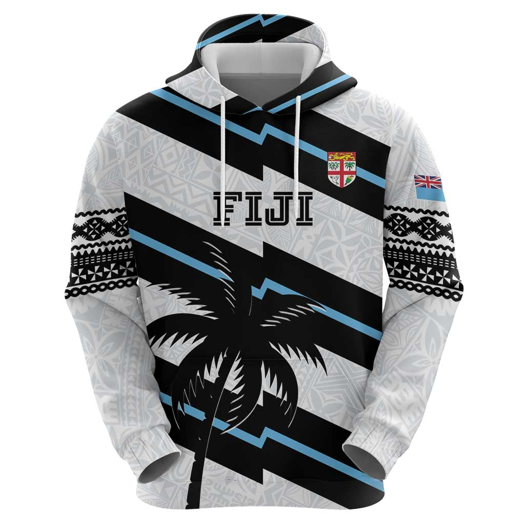Custom Fiji 2024 Rugby Hoodie Fijian Tapa Pattern LT01 - Polynesian Pride