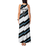 Custom Fiji 2024 Rugby Tank Maxi Dress Fijian Tapa Pattern LT01 - Polynesian Pride