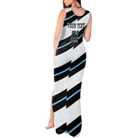 Custom Fiji 2024 Rugby Tank Maxi Dress Fijian Tapa Pattern LT01 - Polynesian Pride