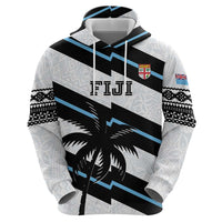 Custom Fiji 2024 Rugby Zip Hoodie Fijian Tapa Pattern