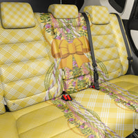 Hawaii Palaka Pikake Lokelani Plumeria Back Car Seat Cover Melemele Coquette Bow