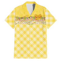 Hawaii Palaka Pikake Lokelani Plumeria Family Matching Long Sleeve Bodycon Dress and Hawaiian Shirt Melemele Coquette Bow