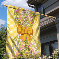 Hawaii Palaka Pikake Lokelani Plumeria Garden Flag Melemele Coquette Bow