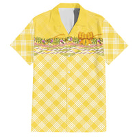 Hawaii Palaka Pikake Lokelani Plumeria Hawaiian Shirt Melemele Coquette Bow