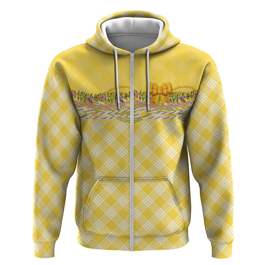 Hawaii Palaka Pikake Lokelani Plumeria Hoodie Melemele Coquette Bow