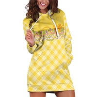 Hawaii Palaka Pikake Lokelani Plumeria Hoodie Dress Melemele Coquette Bow