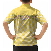 Hawaii Palaka Pikake Lokelani Plumeria Kid Hawaiian Shirt Melemele Coquette Bow LT01 - Polynesian Pride